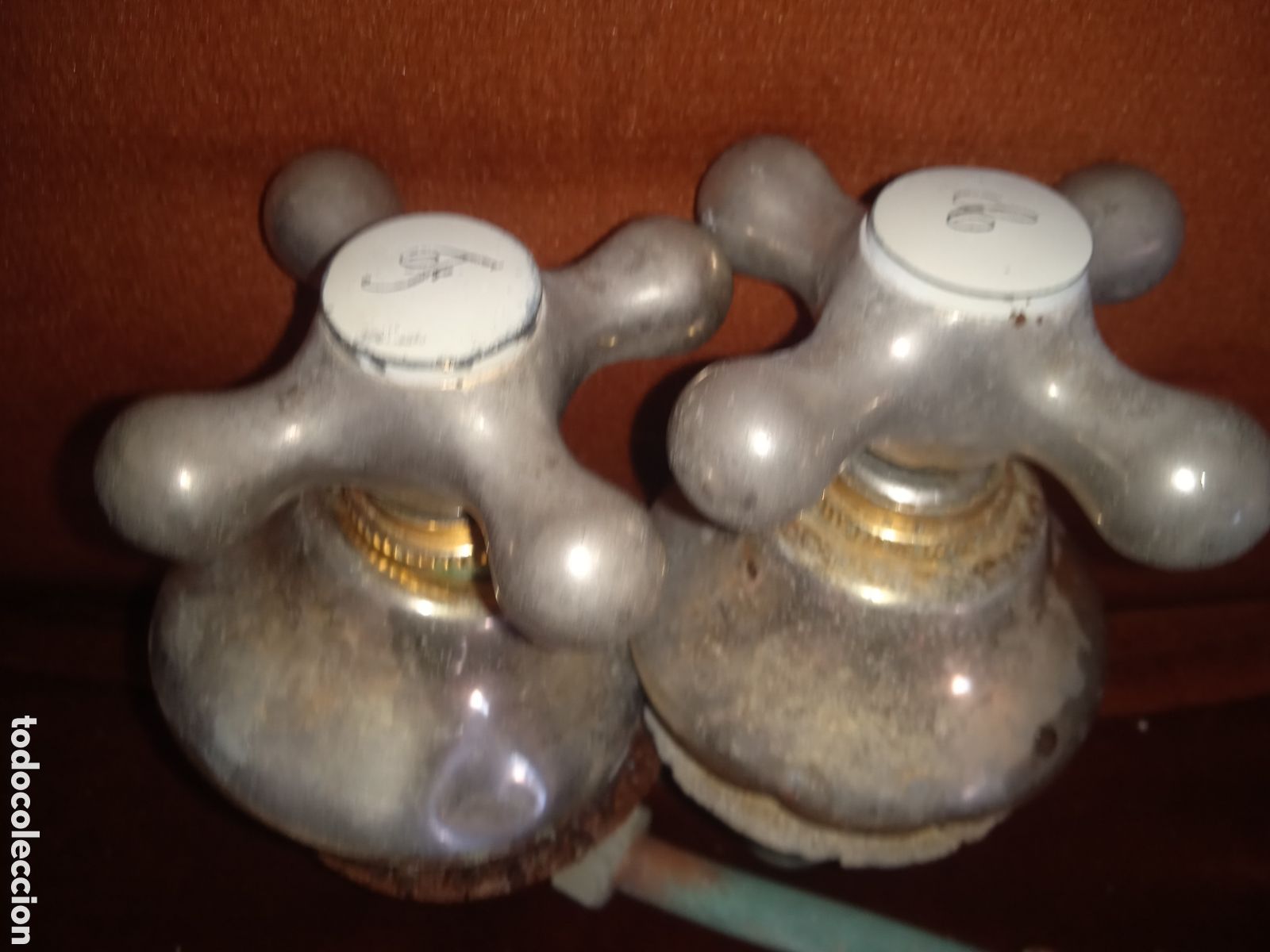 Antig&uuml;edades: Antiguas Manetas de Ba&ntilde;o - Foto 6