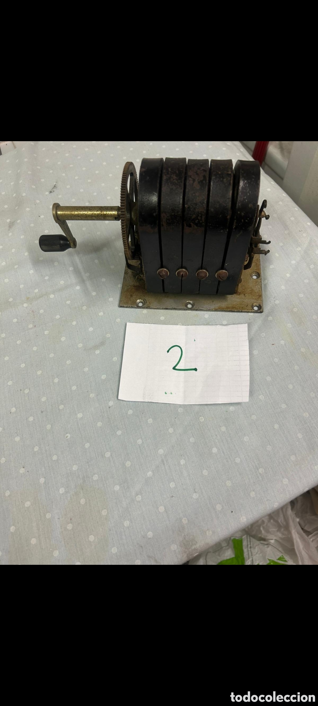 Tel&eacute;fonos: Magneto de tel&eacute;fono antiguo - Foto 2