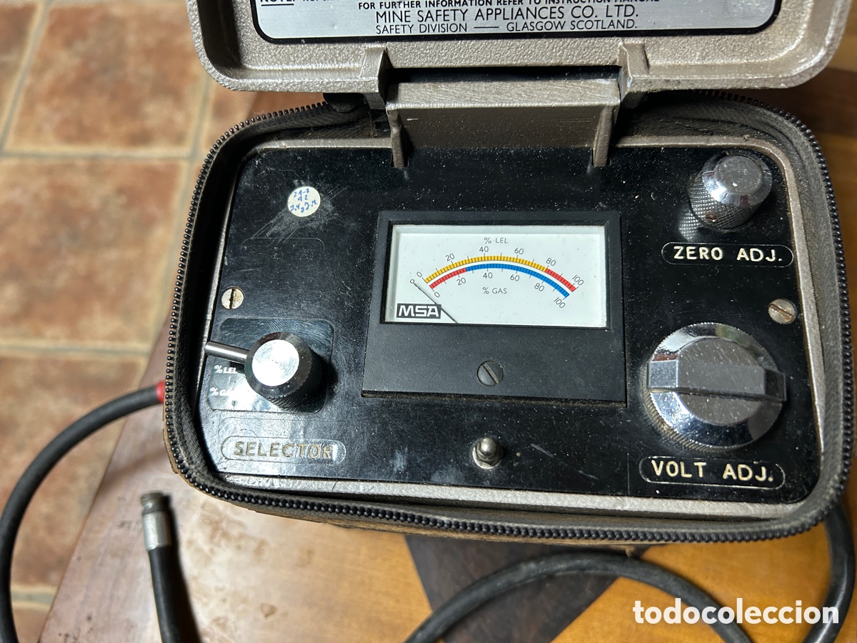 Antig&uuml;edades: Explosimetro MSA Gascope vintage - Foto 4