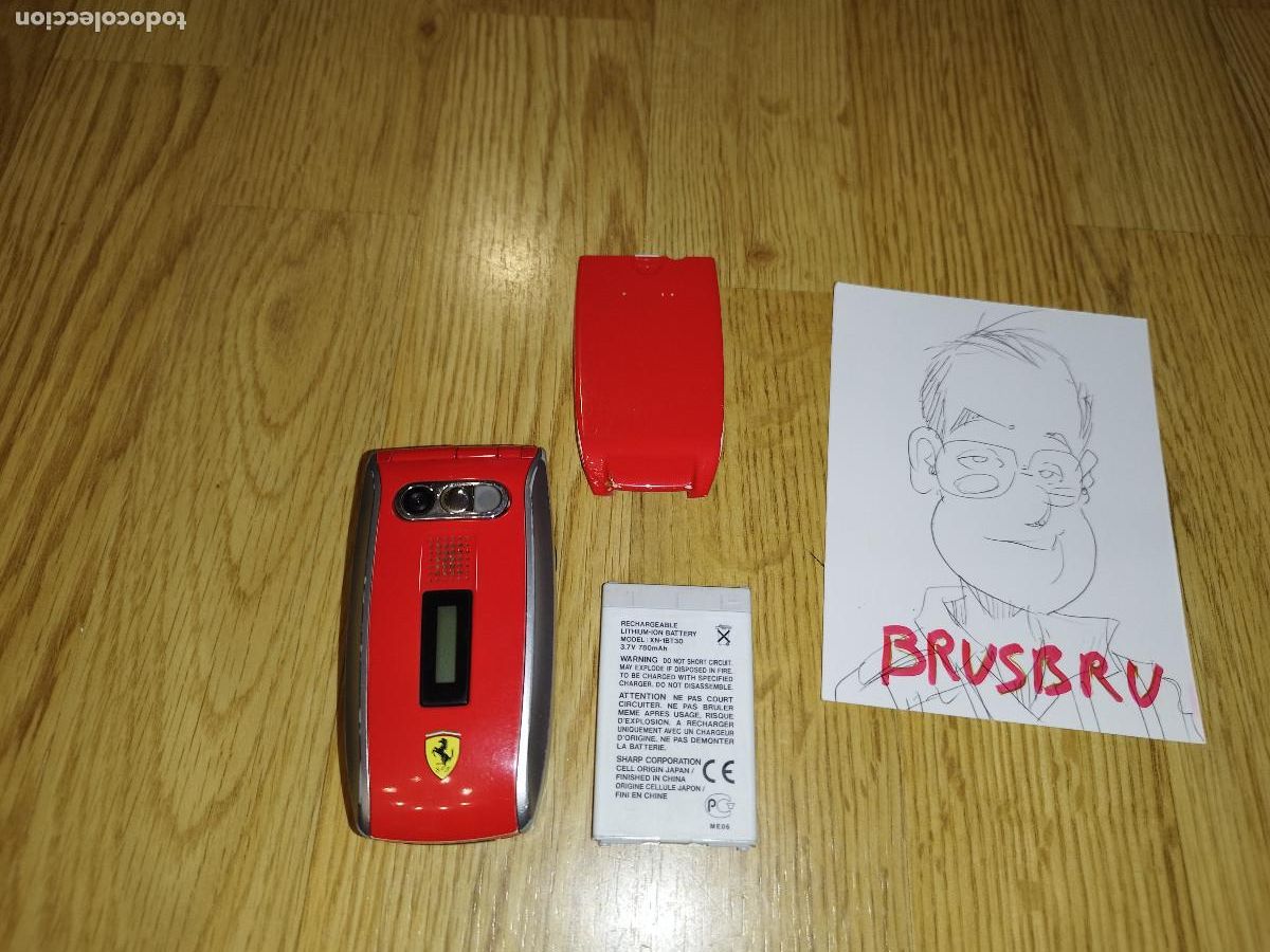 Tel&eacute;fonos: TELEFONO SHARP GX25, FERRARI, DESCONOZCO SI FUNCIONA - Foto 1
