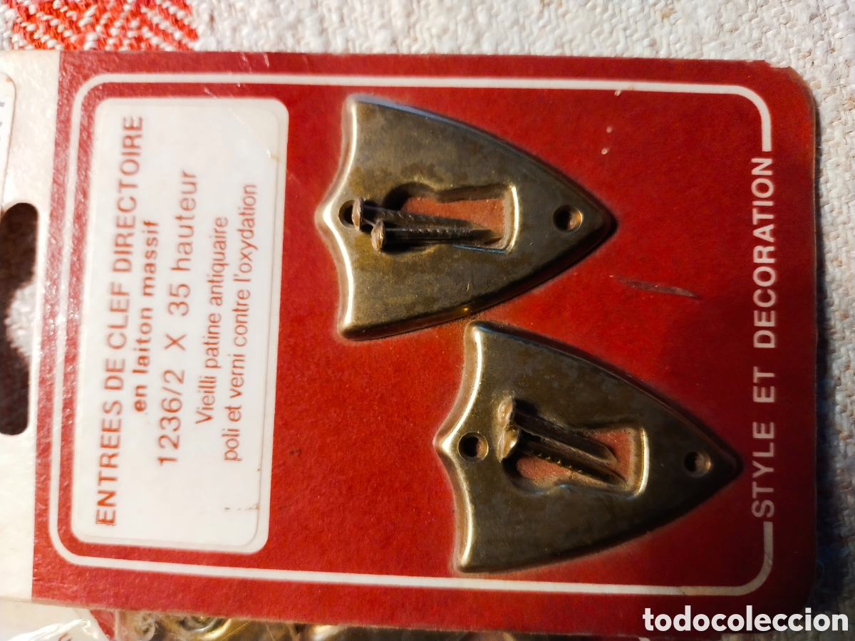 Antig&uuml;edades: Lote de bocallaves embellecedores - Foto 2