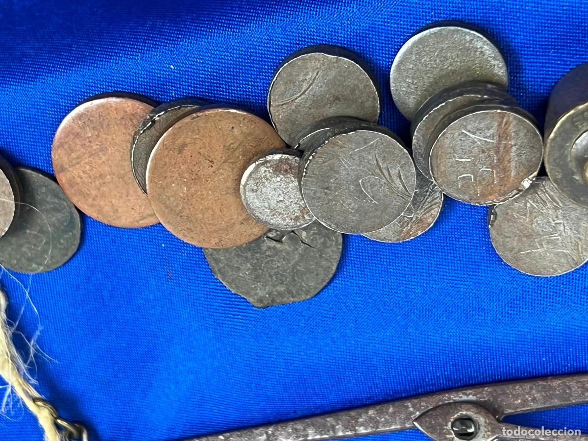 Antig&uuml;edades: BALANZA PARA PESAR MONEDAS PONDERALES - Foto 7