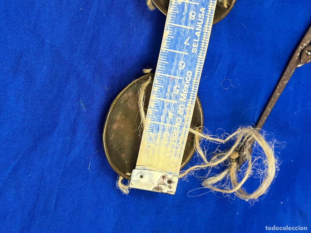 Antig&uuml;edades: BALANZA PARA PESAR MONEDAS PONDERALES - Foto 11