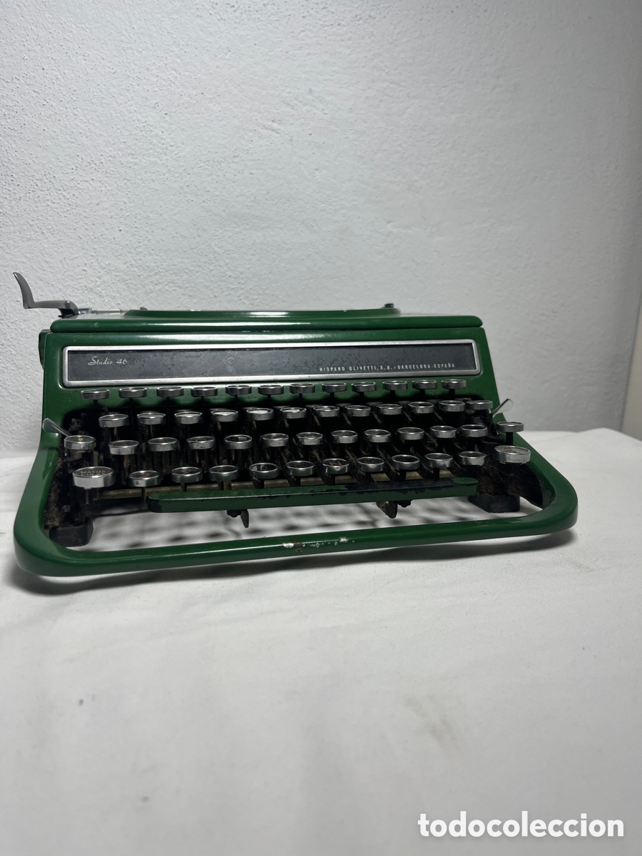 Antig&uuml;edades: Antigua m&aacute;quina escribir Hispano Olivetti Studio 46 - Foto 5