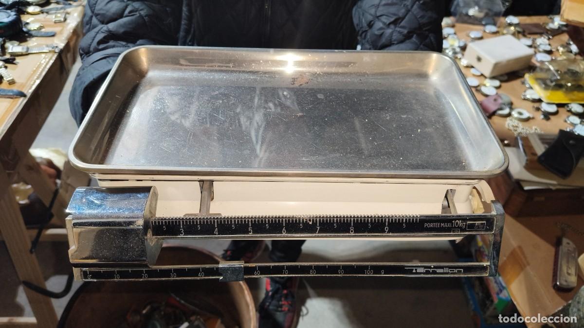 Antig&uuml;edades: Balance de pr&eacute;cision 10 kg max 1960 terraillon - Foto 2