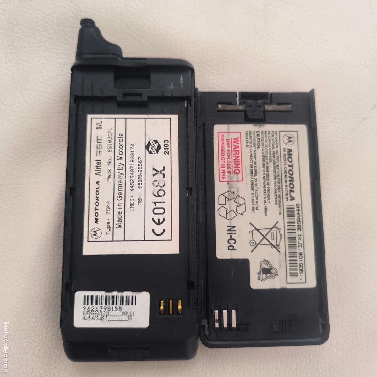 Tel&eacute;fonos: Tel&eacute;fono Motorola Micro tac - Foto 5