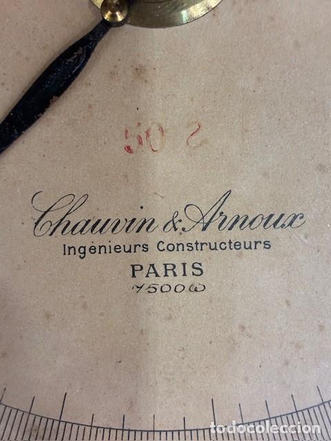Antig&uuml;edades: Volt&iacute;metro antiguo Chauvin & Arnoux, Paris. - Foto 5