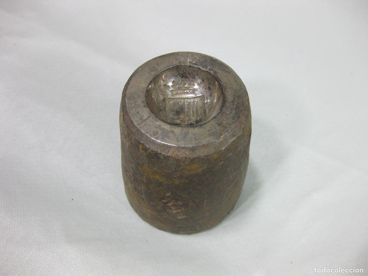Antig&uuml;edades: TROQUEL DE BOT&Oacute;N CON ESCUDO NOBILIARIO - Foto 1