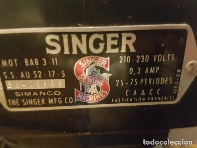 Antig&uuml;edades: M&aacute;quina de coser Singer - Foto 2