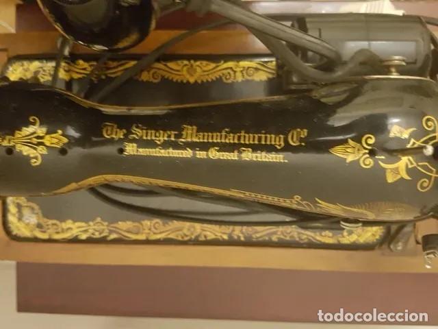 Antig&uuml;edades: M&aacute;quina de coser Singer - Foto 3