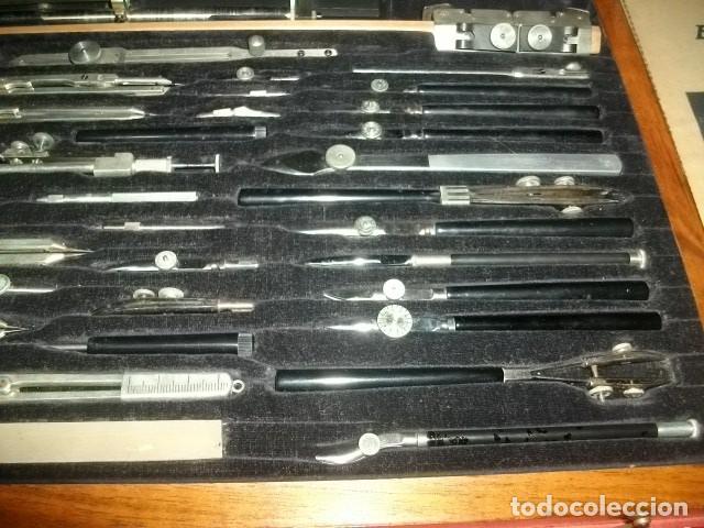 Antig&uuml;edades: CAJA DE COMPASES E.O. RICHTER PR&Auml;CISION - Foto 13