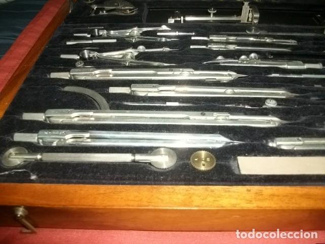 Antig&uuml;edades: CAJA DE COMPASES E.O. RICHTER PR&Auml;CISION - Foto 14