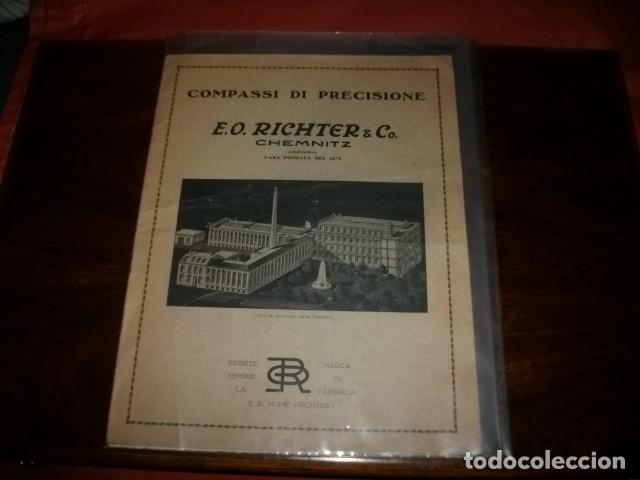 Antig&uuml;edades: CAJA DE COMPASES E.O. RICHTER PR&Auml;CISION - Foto 16