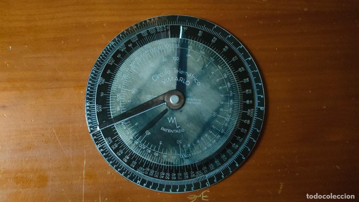Antig&uuml;edades: C&Iacute;RCULO TELEM&Eacute;TRICO VIMARLO EJERCITO ESPA&Ntilde;OL REGLA DE CALCULO CIRCULAR - Foto 1