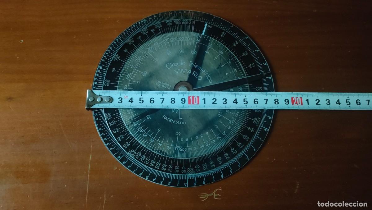 Antig&uuml;edades: C&Iacute;RCULO TELEM&Eacute;TRICO VIMARLO EJERCITO ESPA&Ntilde;OL REGLA DE CALCULO CIRCULAR - Foto 2