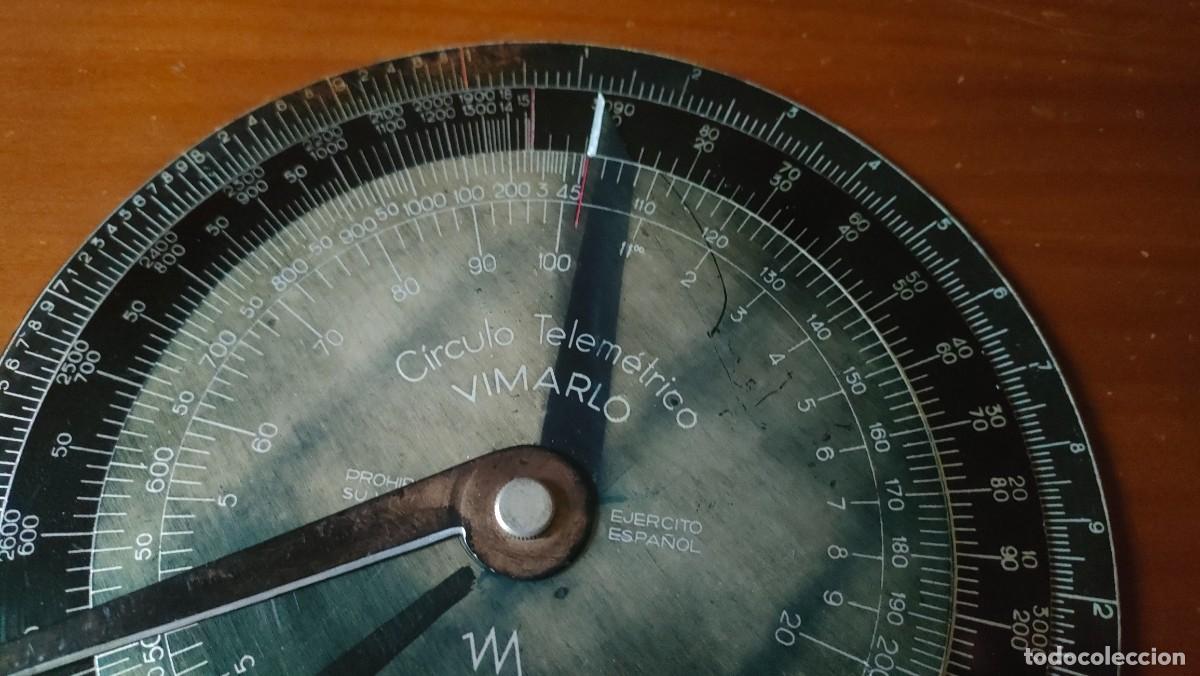 Antig&uuml;edades: C&Iacute;RCULO TELEM&Eacute;TRICO VIMARLO EJERCITO ESPA&Ntilde;OL REGLA DE CALCULO CIRCULAR - Foto 5