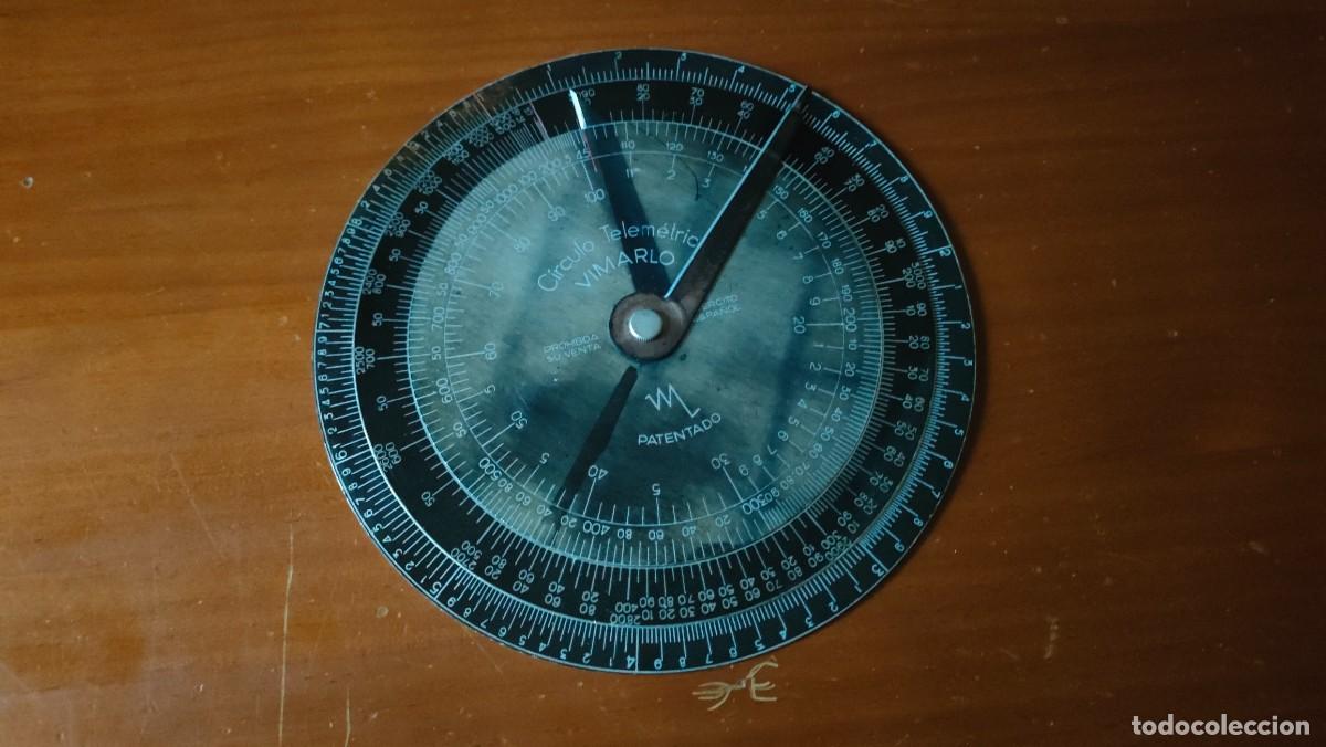 Antig&uuml;edades: C&Iacute;RCULO TELEM&Eacute;TRICO VIMARLO EJERCITO ESPA&Ntilde;OL REGLA DE CALCULO CIRCULAR - Foto 6