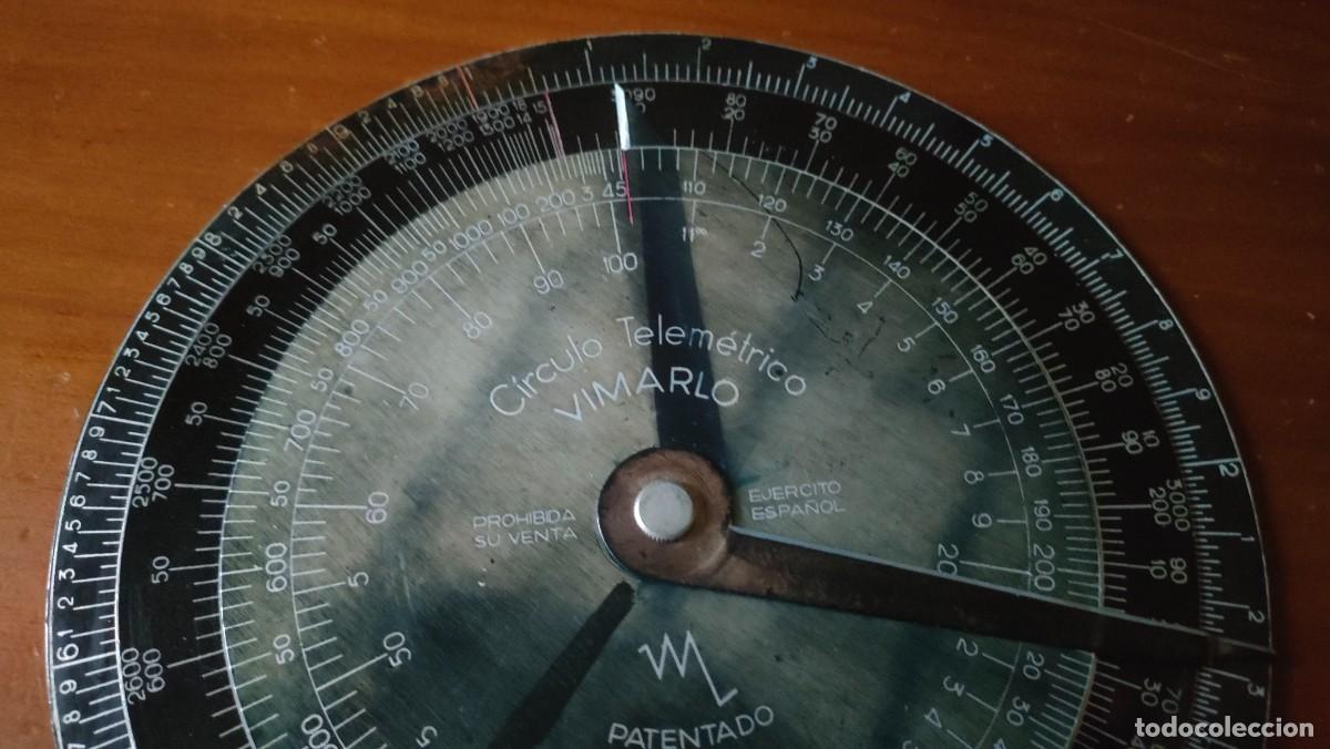 Antig&uuml;edades: C&Iacute;RCULO TELEM&Eacute;TRICO VIMARLO EJERCITO ESPA&Ntilde;OL REGLA DE CALCULO CIRCULAR - Foto 8
