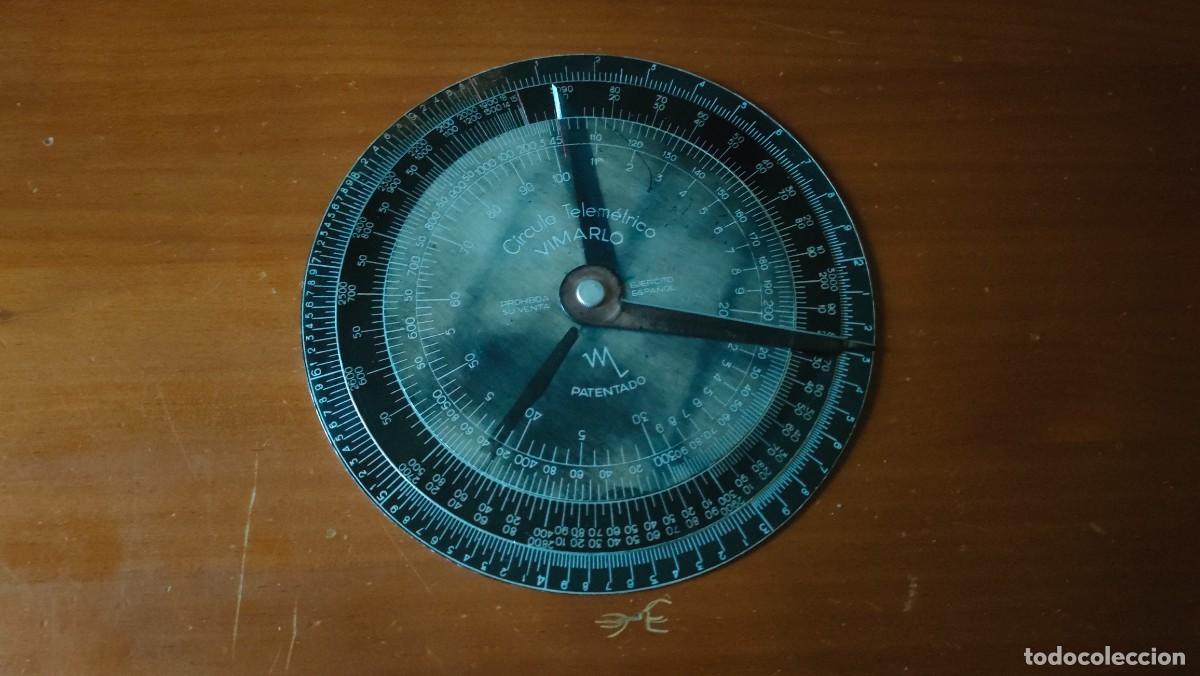 Antig&uuml;edades: C&Iacute;RCULO TELEM&Eacute;TRICO VIMARLO EJERCITO ESPA&Ntilde;OL REGLA DE CALCULO CIRCULAR - Foto 11