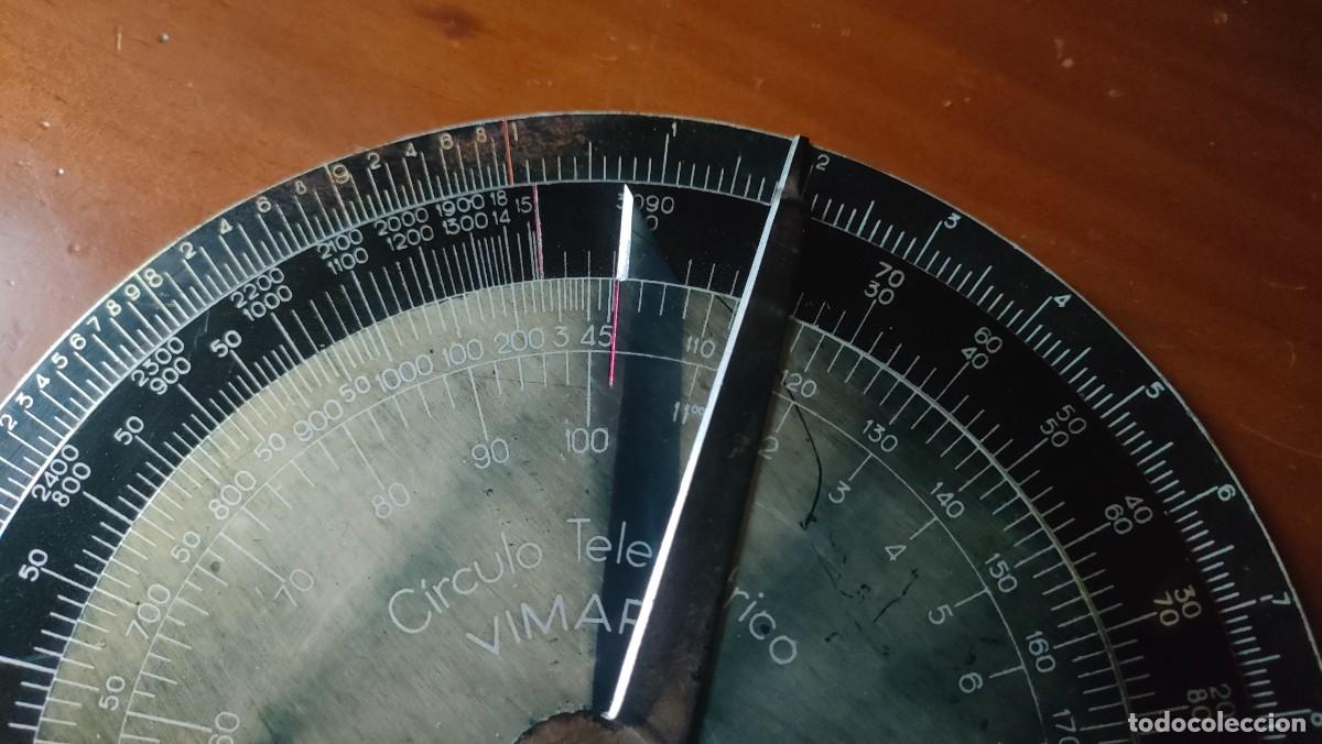 Antig&uuml;edades: C&Iacute;RCULO TELEM&Eacute;TRICO VIMARLO EJERCITO ESPA&Ntilde;OL REGLA DE CALCULO CIRCULAR - Foto 12