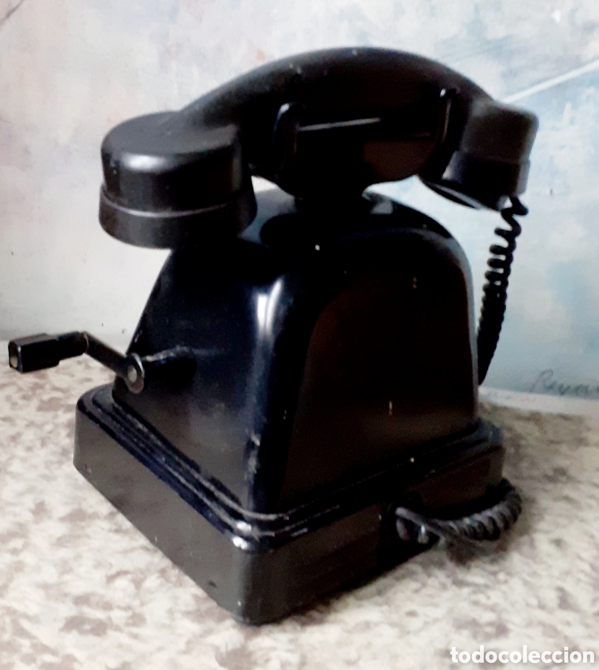 Tel&eacute;fonos: Telefone antigua en baquelite - Foto 3