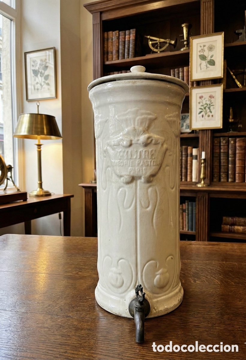 Antig&uuml;edades: Filtro Agua Antiguo Theorie Pasteur Paris - Foto 1
