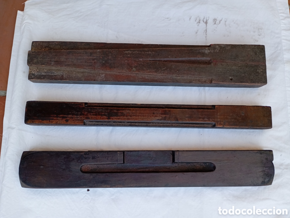 Antig&uuml;edades: Letras(tipos m&oacute;viles) de madera de imprenta - Foto 2