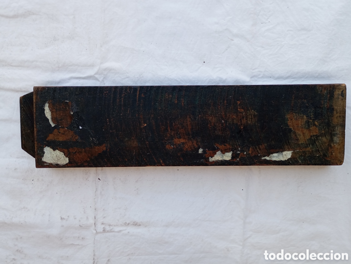Antig&uuml;edades: Letra(tipo m&oacute;vil) de imprenta en madera - Foto 2
