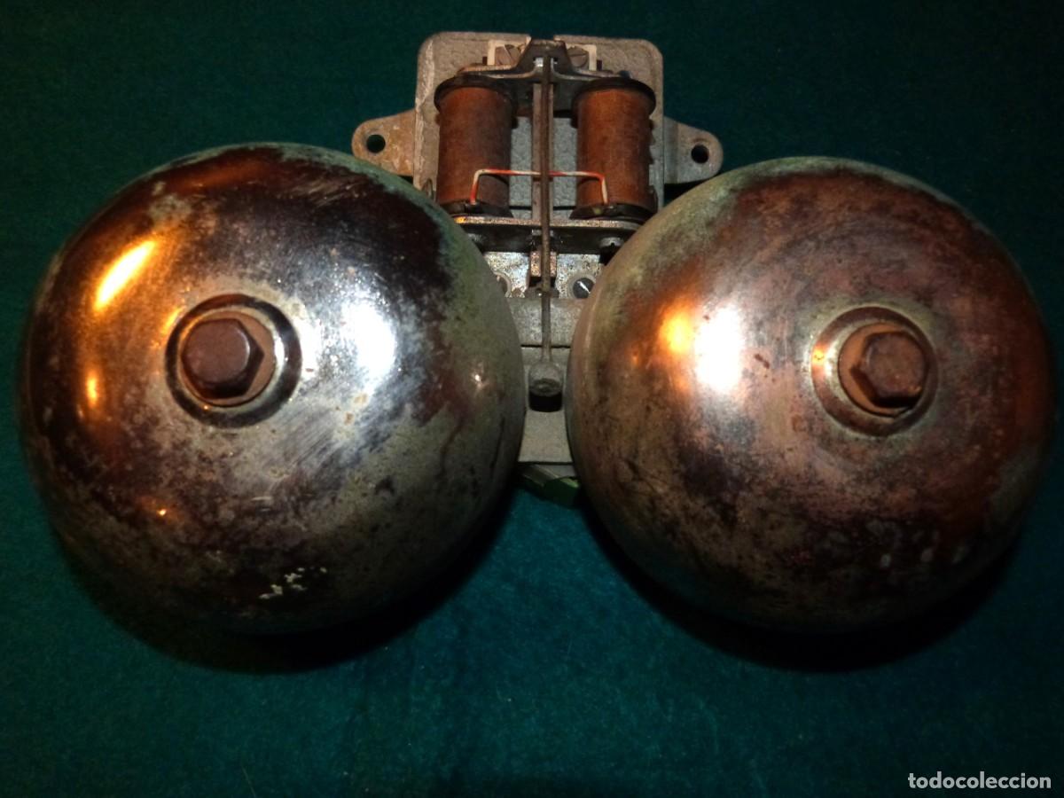 Antig&uuml;edades: TIMBRE ELECTRICO DE DOS CAMPANAS - Foto 2