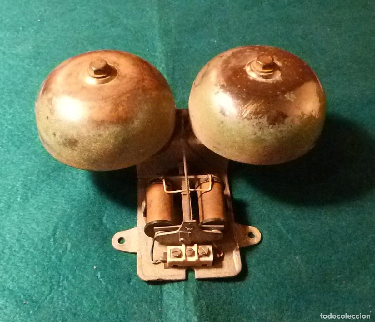 Antig&uuml;edades: TIMBRE ELECTRICO DE DOS CAMPANAS - Foto 6