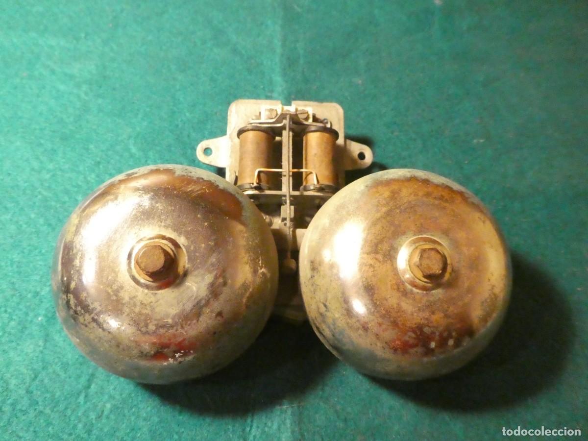 Antig&uuml;edades: TIMBRE ELECTRICO DE DOS CAMPANAS - Foto 9