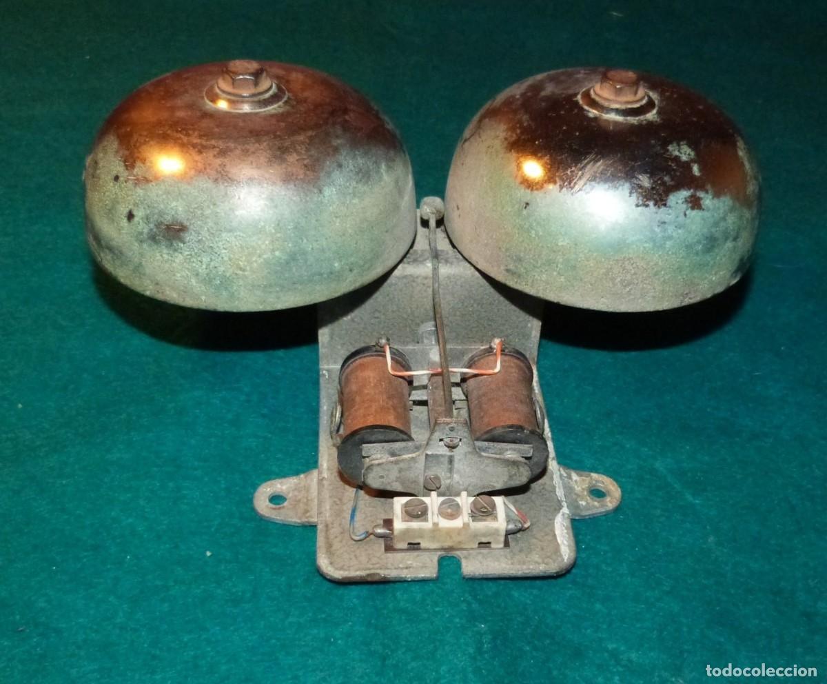 Antig&uuml;edades: TIMBRE ELECTRICO DE DOS CAMPANAS - Foto 11