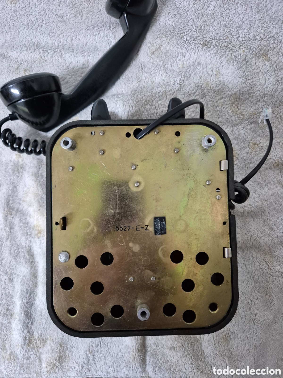 Tel&eacute;fonos: Tel&eacute;fono negro de baquelita - Foto 6