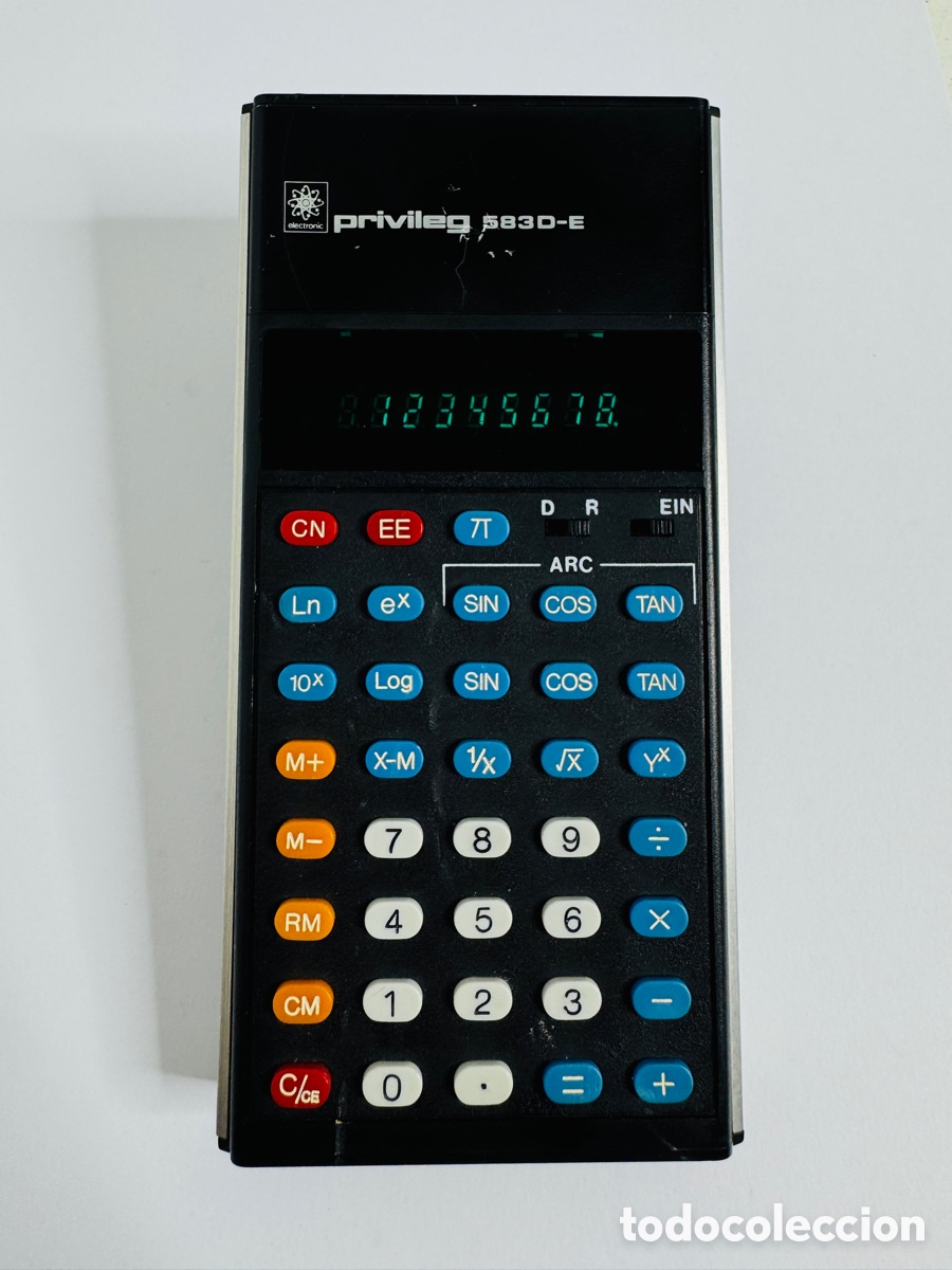 Antig&uuml;edades: calculadora cient&iacute;fica Privileg 583D-E Germany 1970s - Foto 3