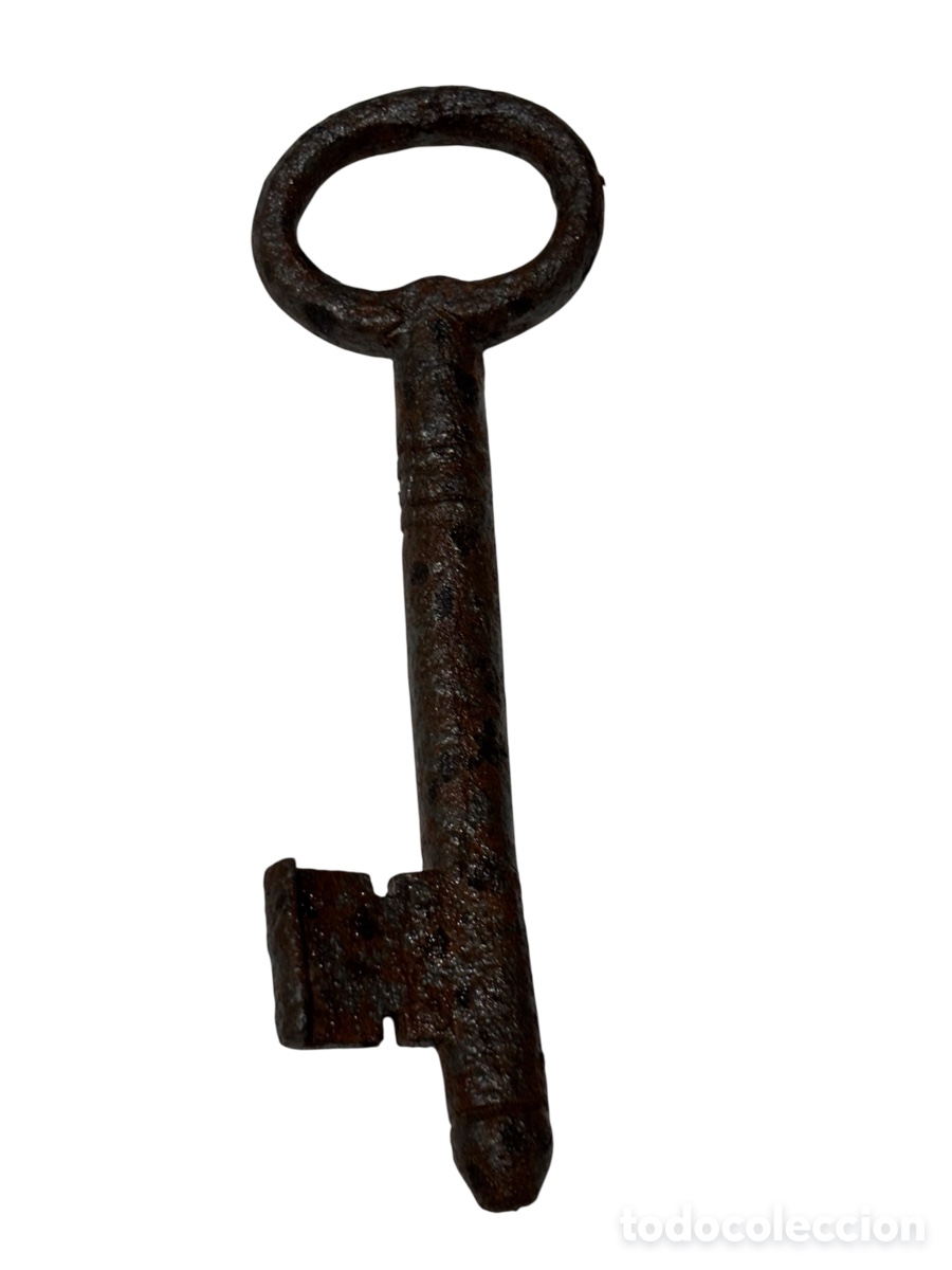 Antig&uuml;edades: Antigua llave de forja. - Foto 1