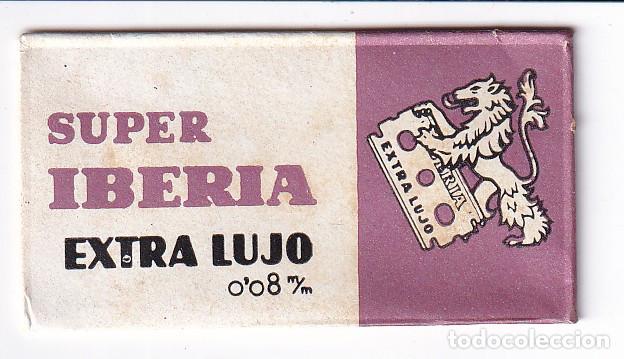 Antig&uuml;edades: CUCHILLAS DE AFEITAR. IBERIA EXTRA LUJO. - Foto 1
