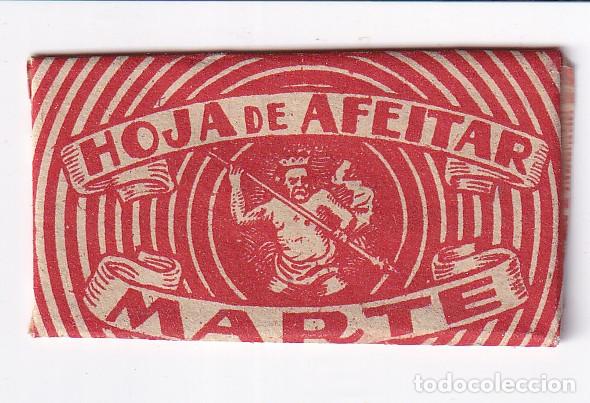 Antig&uuml;edades: CUCHILLAS DE AFEITAR. HOJA DE AFEITAR MARTE. - Foto 1