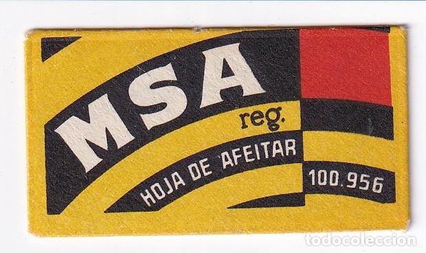 Antig&uuml;edades: CUCHILLAS DE AFEITAR. MSA HOJA DE AFEITAR. - Foto 1
