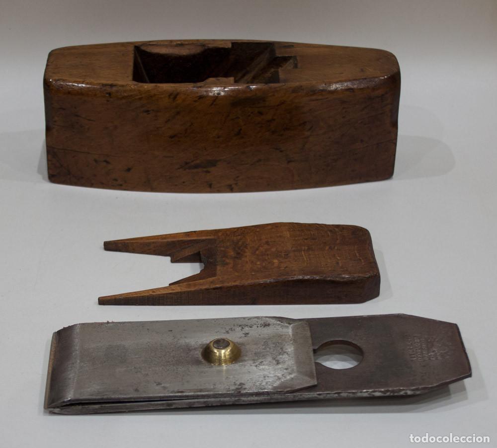 Antig&uuml;edades: CEPILLO DE ALISAR TIPO COFFIN INGL&Eacute;S. - Foto 3