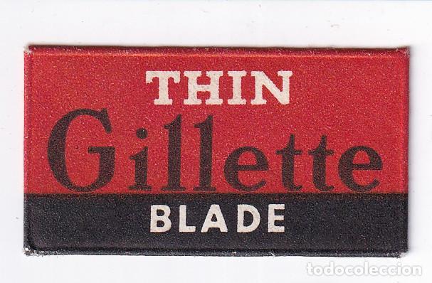 Antig&uuml;edades: CUCHILLAS DE AFEITAR. THIN GILLETTE BLADE. - Foto 1
