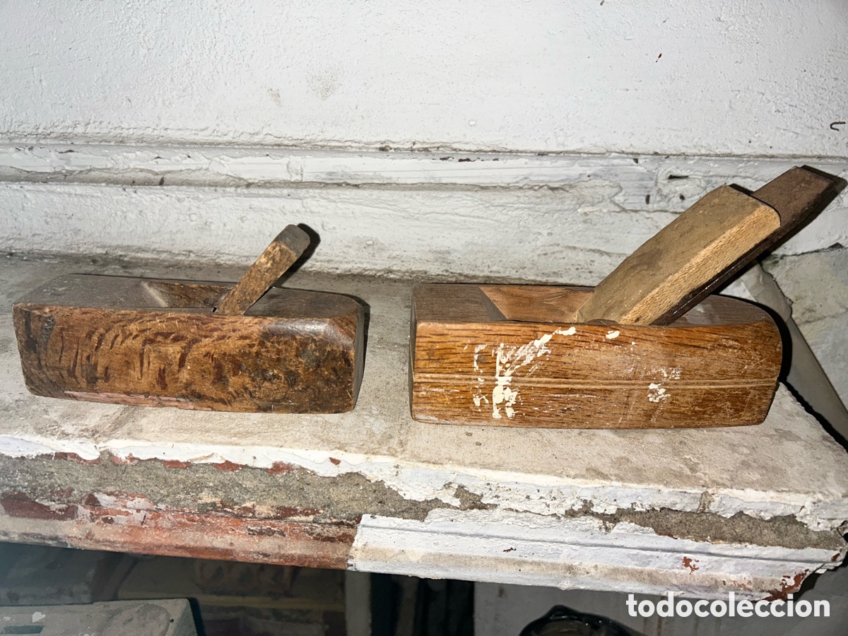 Antig&uuml;edades: Cepillos de carpintero antiguos de madera &ndash; Vintage - Foto 1