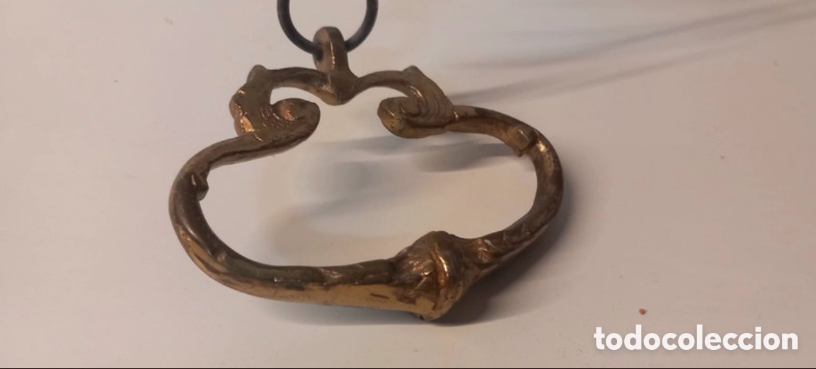 Antig&uuml;edades: TIMBRE DE MONASTERIO , DE BRONCE DEL SIGLO XVIII o XIX - Foto 10