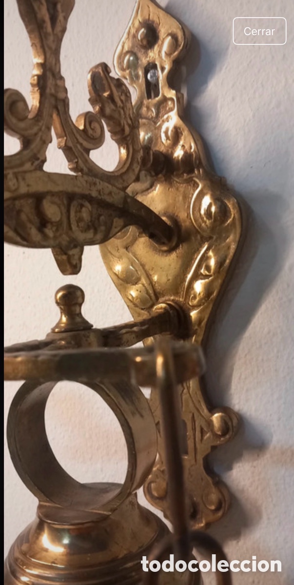 Antig&uuml;edades: TIMBRE DE MONASTERIO , DE BRONCE DEL SIGLO XVIII o XIX - Foto 11