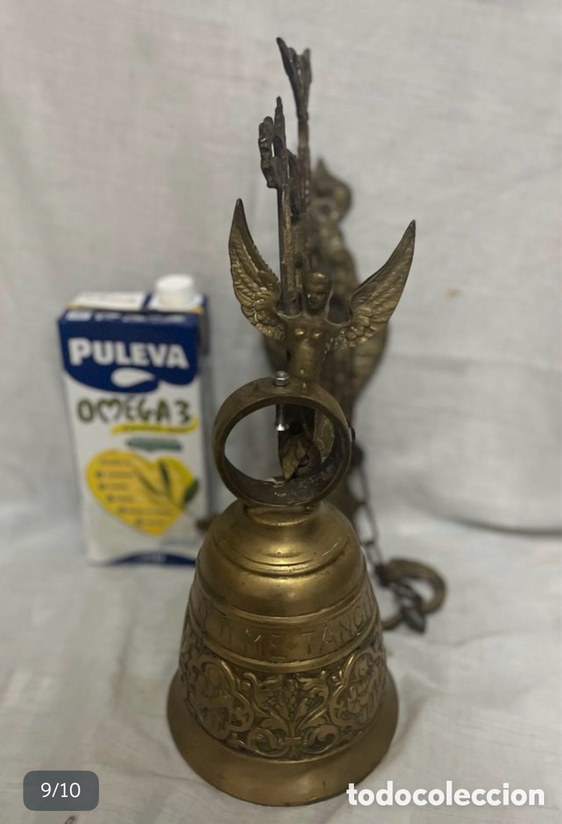 Antig&uuml;edades: TIMBRE DE MONASTERIO , DE BRONCE DEL SIGLO XVIII o XIX - Foto 13