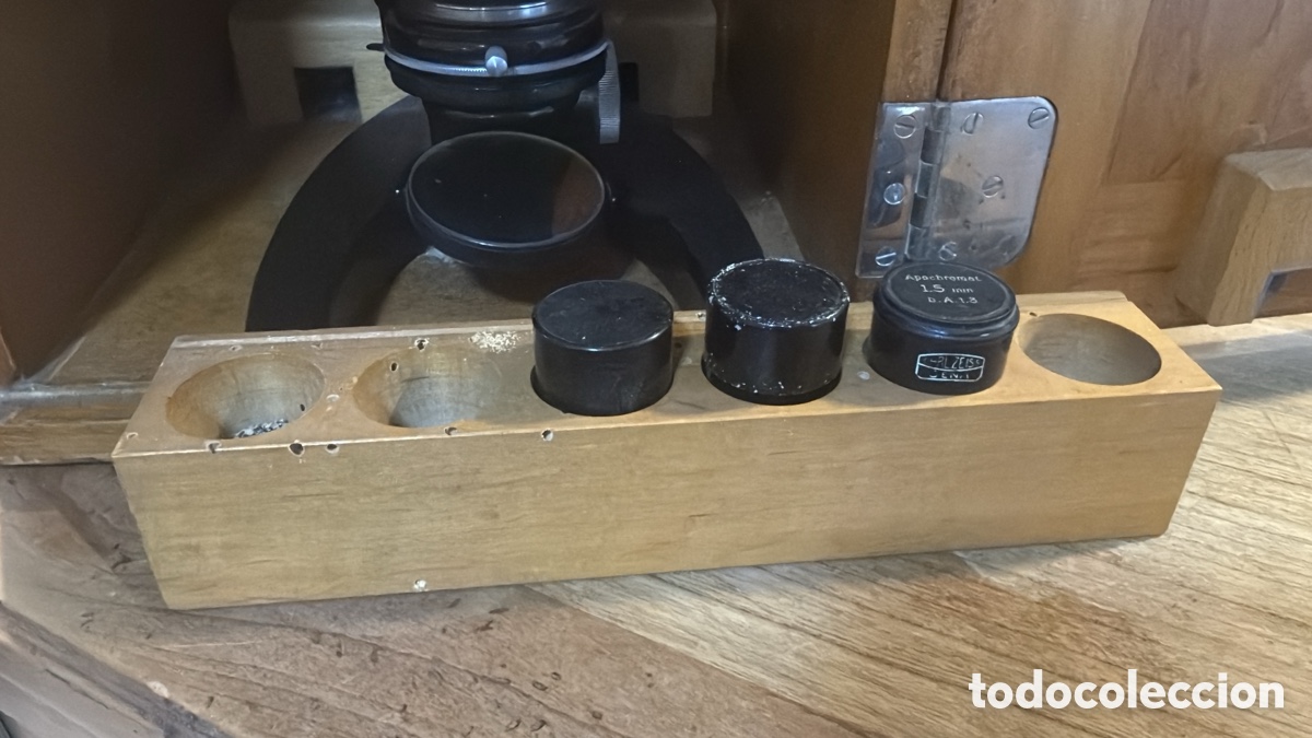 Antig&uuml;edades: MICROSCOPIO ALEM&Aacute;N CARL ZEISS JENA - Foto 3