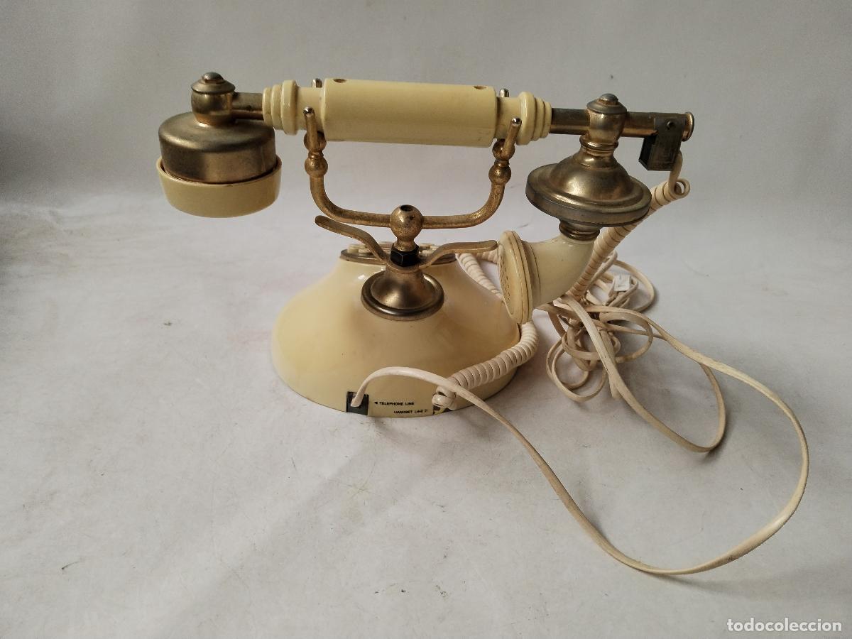 Tel&eacute;fonos: telefono sobremesa de baquelita - Foto 2