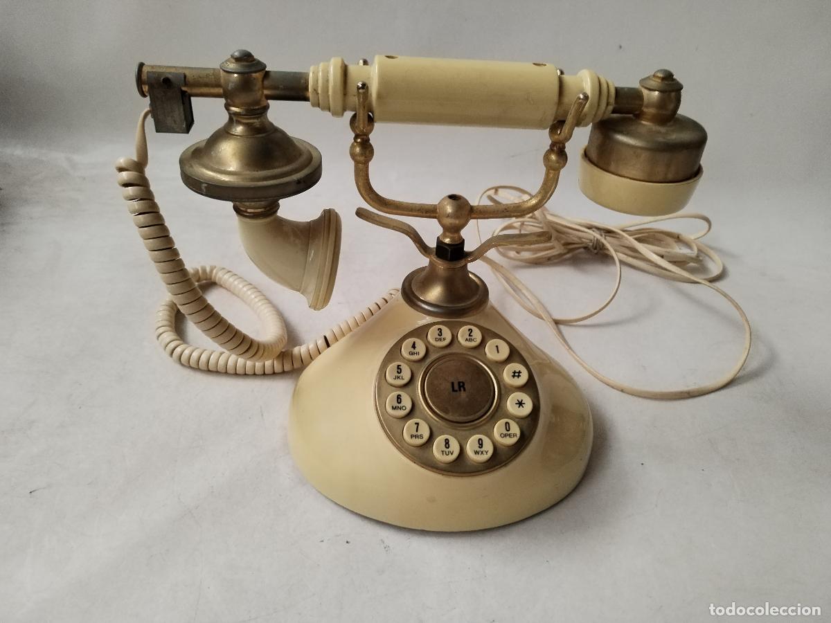 Tel&eacute;fonos: telefono sobremesa de baquelita - Foto 5