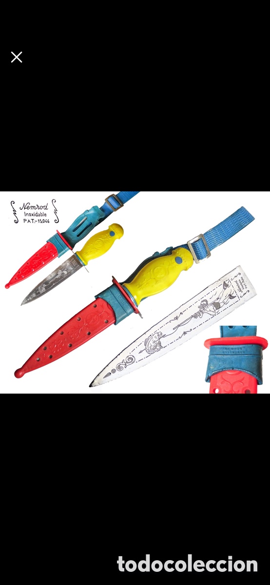 Antig&uuml;edades: Nemrod mod. Hidrost&aacute;tico . Cuchillo buceo. - Foto 12