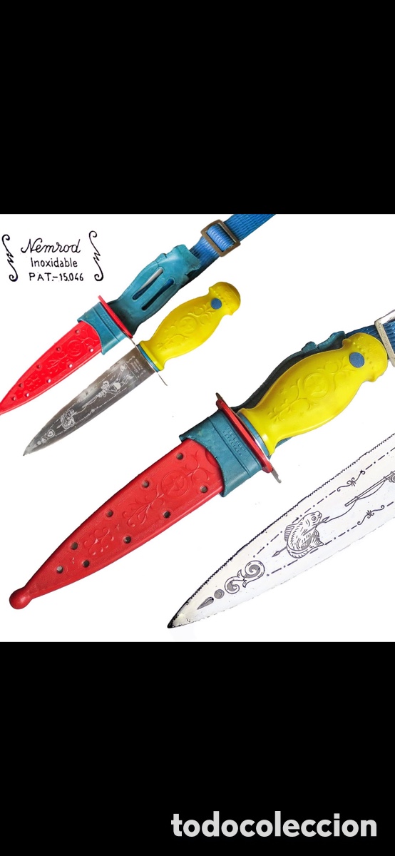Antig&uuml;edades: Nemrod mod. Hidrost&aacute;tico . Cuchillo buceo. - Foto 13