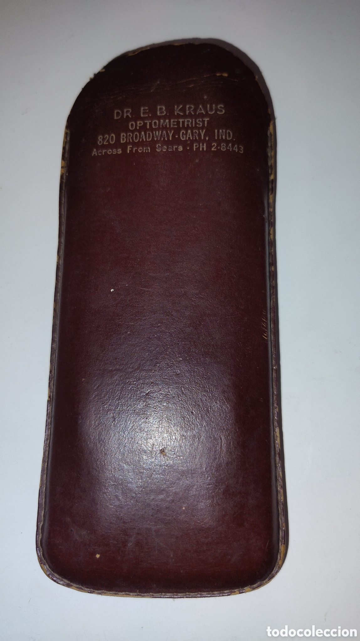 Antig&uuml;edades: Estuche de gafas Dr E. B. Kraus - Foto 1